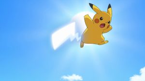 Queue de Fer lancée par Pikachu - Animé Pokémon