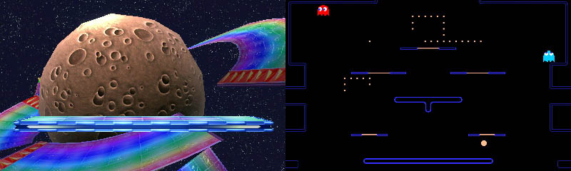 Route Arc-en-ciel & Pac-Maze - Super Smash Bros. for 3DS
