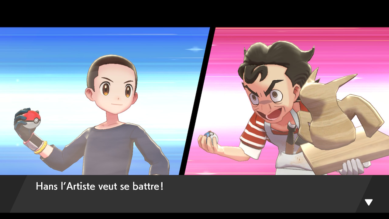 Combat VS Artiste - Pokémon Épée et Bouclier